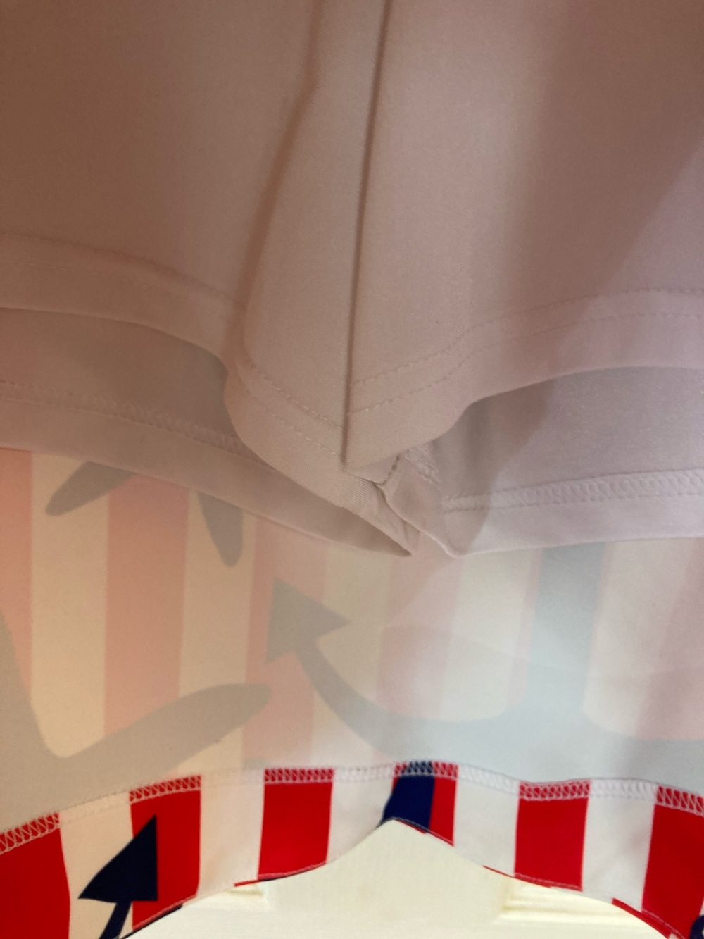 Nautical Stripe Women’s Skort - Red, White & Blue - Picture 3 of 8
